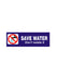 woopme : Save Water Don't Wast It Sign Board Vinyl With Forex Sheet