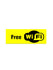 woopme : Free WiFi Sign Board Vinyl With Forex Sheet