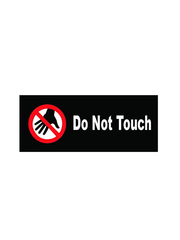 woopme : Do Not Touch Sign Board Vinyl With Forex Sheet
