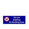 woopme : You Are Entering No Smoking Zone Sign Board Vinyl With Forex Sheet