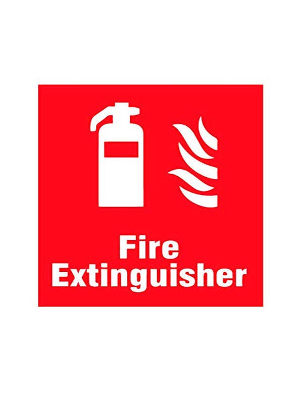 woopme : Fire Extinguisher Sign Board Vinyl With Forex Sheet