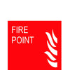 woopme : Fire Point Sign Board Vinyl With Forex Sheet