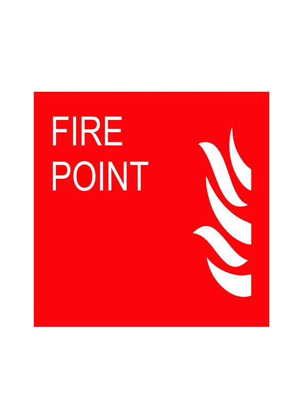 woopme : Fire Point Sign Board Vinyl With Forex Sheet