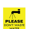 woopme : Please Dont Waste Water Sign Board Vinyl With Forex Sheet