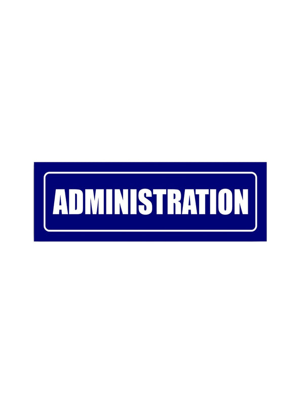 woopme : Administration Office Sign Board Vinyl With Forex Sheet