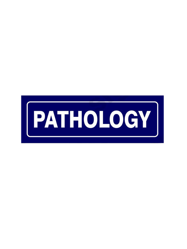woopme : Pathology Hospital Sign Board Vinyl With Forex Sheet