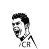 woopme: CR7 Cristiano Rolando Wall Stickers Vinyl Decal Bedroom Wall Decoration