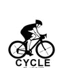 woopme: Cycle Racing Wall Stickers Vinyl Decal Bedroom Wall Decoration