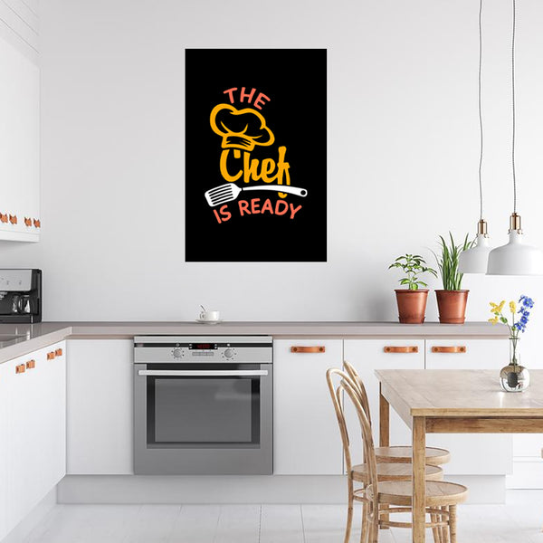 Chef Quotes Printed Wall Posters Kitchen Hotel Restaurants L x H 12 Inch x 18 Inch