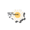 Woopme You Are My Sunshine Text Stickers for Power Bank Waterproof Mini Stickers ( Multicolored )