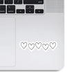 Woopme Love Stickers for Laptop Waterproof Mini Stickers ( Multicolored )