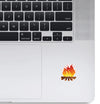 Woopme Camp Fire Stickers for Laptop Waterproof Mini Stickers ( Multicolored )