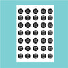 Homemade Stickers Packing Labels Thank You Stickers Chocolate Box Waterproof Mini Stickers Industrial Packaging( Multicolored ) Pack of 50