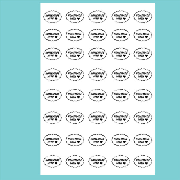 Homemade Stickers Packing Labels Thank You Stickers Chocolate Box Waterproof Mini Stickers Industrial Packaging( Multicolored ) Pack of 50