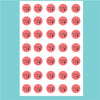 Homemade Stickers Packing Labels Thank You Stickers Chocolate Box Waterproof Mini Stickers Industrial Packaging( Multicolored ) Pack of 50