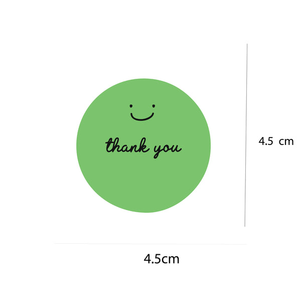 thank you mini stickers