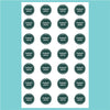 Homemade Stickers Packing Labels Thank You Stickers Chocolate Box Waterproof Mini Stickers Industrial Packaging( Multicolored ) Pack of 50
