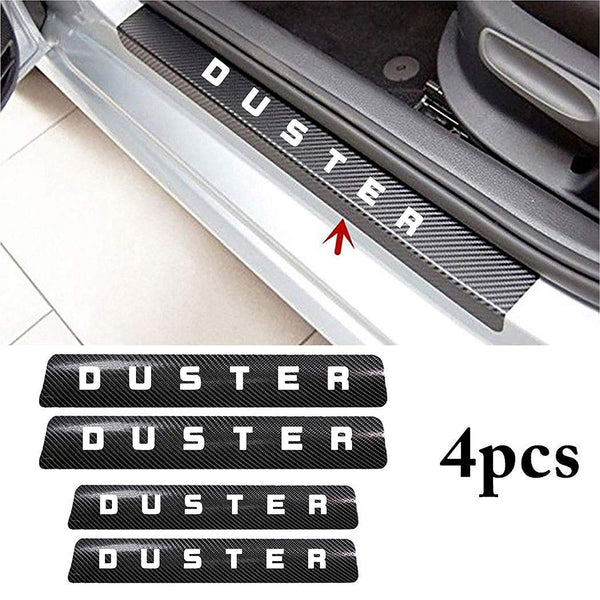 Renault Duster Anti Scratch Door Still Guard Protector Vinyl Decal Car Exterior Sticker for All Doors (Pack of 4)