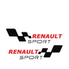 woopme: Renault Auto Sport Rear View Mirror Car Stickers Exterior Decorative Vinyl Decal Sticker