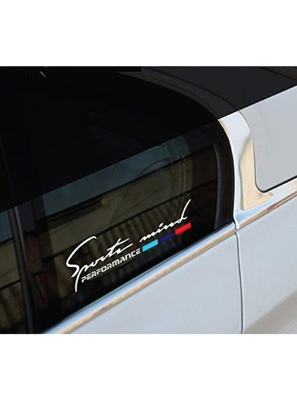 woopme: Sports Mind Performance Car Stickers Exterior Decorative Vinyl Decal Sticker for Sides Windshield