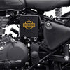 MLG Star Shield Sticker for Royal Enfield Sides Battery Box Classic Standard Mudguard Decal
