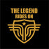 The Legend Rides On Bikes Sticker for Bullet Sides Battery Box Classic Standard Mudguard Decal