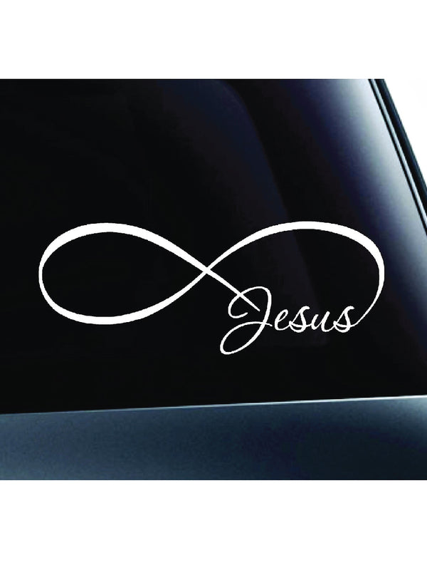 woopme: Infinity Jesus Hood Bumper Sides Windows Car Sticker