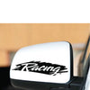 woopme: Racing Rearview Mirror Windows Sides Hood Bumper Car Sticker