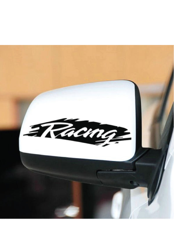woopme: Racing Rearview Mirror Windows Sides Hood Bumper Car Sticker