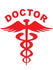 Woopme: Red Doctor Car Decal Sticker For Car Side Windshield Hood Bumper