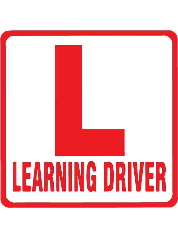 woopme: L Board Learning Driver Car Decal Sticker For Windshield Sides