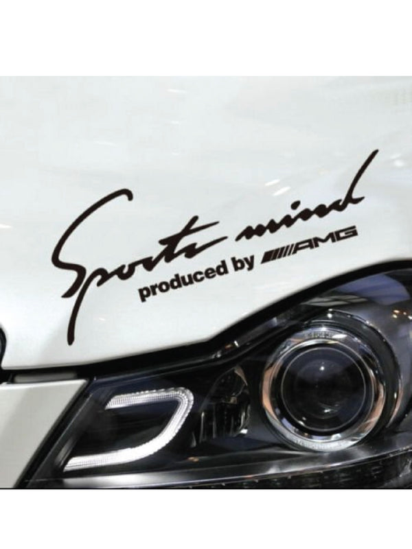 woopme: Sports Mind Produced By Amg Car Stickers For Side Head Light Eye Brow