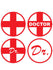 Woopme: Decal Vinyl Doctor Stickers For Car Sides Windshield Set Of 4