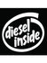 diesel inside sticker for fuel tank lid cap sides