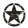 Scratch Star Logo Sticker for car bikes