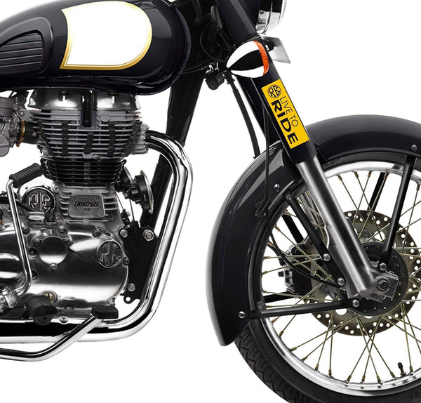 RE Live to Drive Royal Enfield Bullet Sticker Chaise Rear Sides Bumper