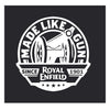Made Like Gun Royal Enfield Stickers For Bike Battery Tank Sides