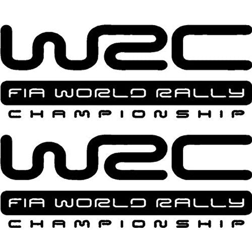 WRC Sides Windows Bumper Hood Car Stickers