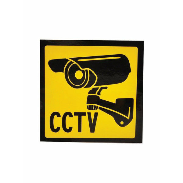 Woopme: Cctv Warning Logo Sign Board Self Adhesive Sticker For Office, School, Hospitals, College, Shops Warning Sign Board woopme 