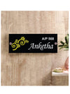Woopme: Customised Modern Home Laminated Name Plate Acrylic Board For House Outdoor & Indoor Uses (Multicolored)