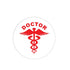 Woopme: Doctor Professional Logo Self Adhesive Vinyl Decal Sticker For Car & Bike Doctor Sticker woopme 