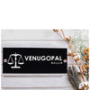 Woopme: Law Theme Customised Modern Home Name Plate Acrylic Board For House Outdoor & Indoor Uses (White, Black)