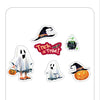 Halloween Theme Printed Laptops Mini Stickers