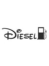 Woopme: Vinyl Diesel Pump Logo Car Sticker Side Tank Fuel Lid