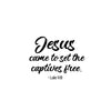 Jesus Quotes Wall Stickers For Bedroom Home Living Room L X H 58 X 44 Cm