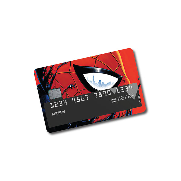 spiderman credit card stickers