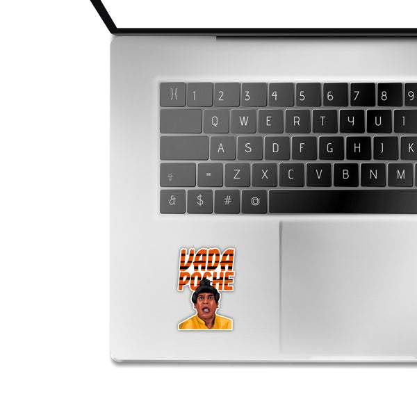 Comedy Actor Vadivelu Laptop Trackpad Mobile Phone Stickers