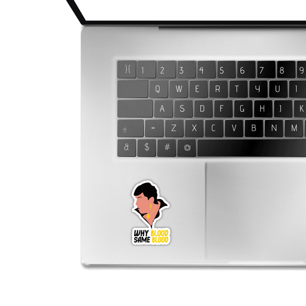 Printed Comedy Actor Vadivelu Laptop Trackpad Mobile Phone Stickers