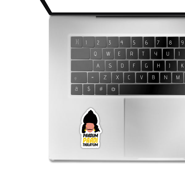 Comedy Actor Vadivelu Laptop Trackpad Mobile Phone Printed Stickers
