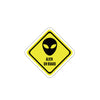 Alien On Board Funny Theme Printed Laptop Trackpad Mobile Phone Sticker